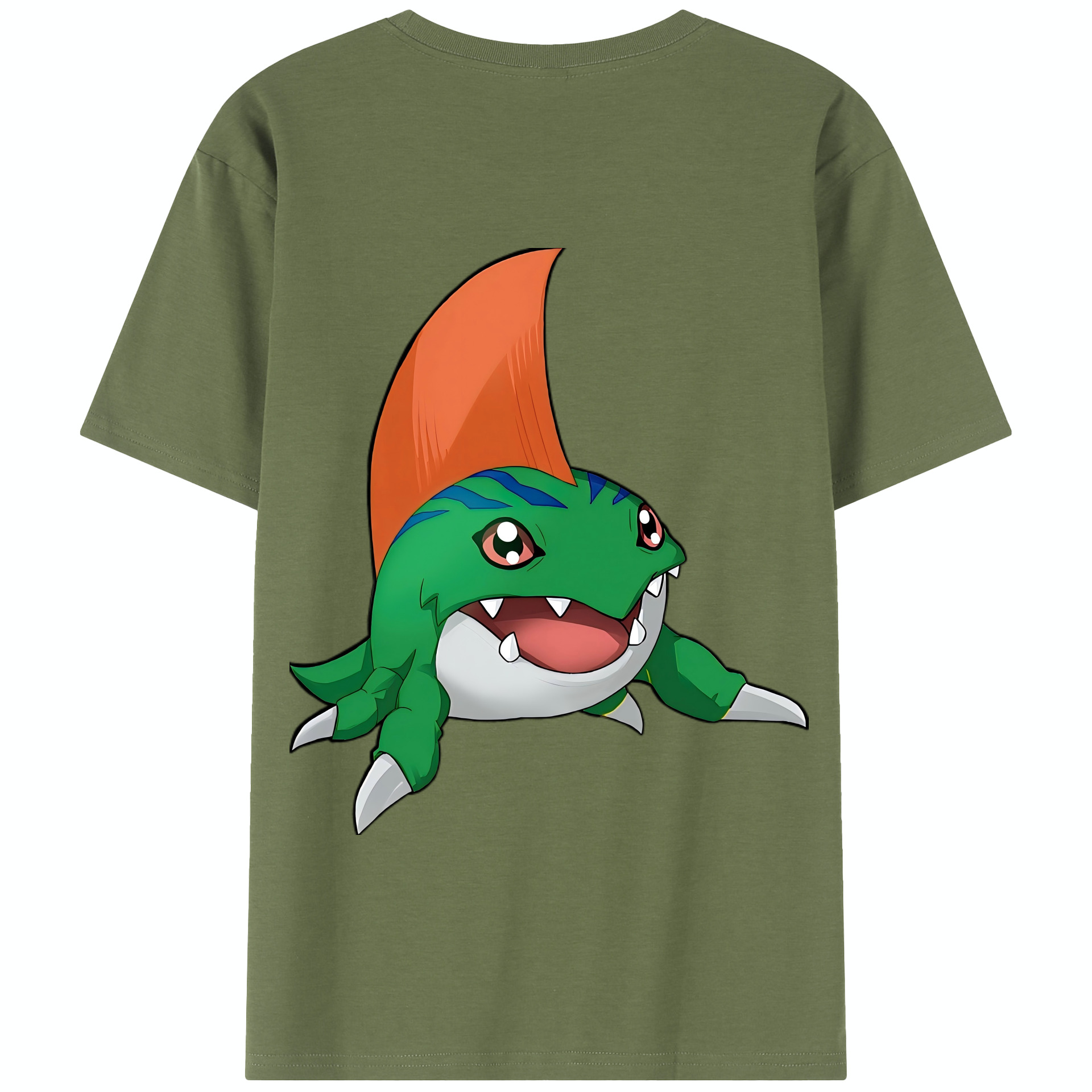（画像用） Digimon デジタルモンスター/デジモン 綿100％半袖Tシャツ（背面プリント）